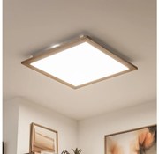 Brilagi - Ściemnialne oświetlenie LED SLIMFRAME WOOD LED/58W/230V 64x64 cm + pilot