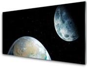 Panel Kuchenny Księżyc Ziemia Kosmos