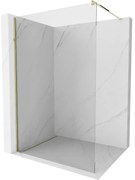 Mexen Kioto ścianka prysznicowa Walk-in 100 x 200 cm, transparent 8 mm, złota - 800-100-101-50-00