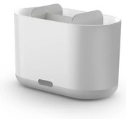 Biały plastikowy kubek na szczoteczki do zębów Duo – Joseph Joseph