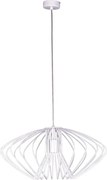Biała loftowa lampa wisząca druciana - S544 M9-W97