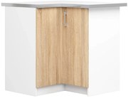 Narożna szafka kuchenna dąb sonoma H8-S67