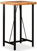 Brązowy industrialny stolik barowy S3-F28