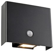 JUST LIGHT. 19471-18 - LED lampa zewn. z czujnikiem 2xLED/1,25W/3,7V 4400mAh IP4