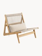 Fotel wypoczynkowy z drewna dębowego MR01 Initial