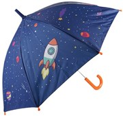 Parasol dziecięcy SPACE Ø 76 cm, niebieski