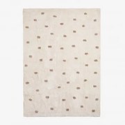 Dywan 170x125 Cm Z Bawełny Jankiel Kids Pszenica Brązowa - Sklum