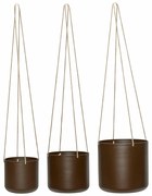 Metalowe wiszące osłonki na doniczki zestaw 3 szt. ø 25 cm Bloom – Hübsch