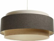 Lampa wisząca ERUTAN DUDU kremowa/szara/beżowa