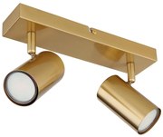 Globo 57911-2GO - Oświetlenie punktowe ROBBY 2xGU10/35W/230V złote