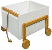 Biały kontenerek na zabawki A3-S63