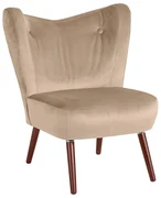 Beżowy fotel Max Winzer Sari Velvet