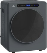 HOMCOM Suszarka do ubrań, 6 programów, 40-60°C, pojemność 4 kg, kompaktowa, obsługa dotykowa, Szary