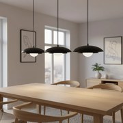 Skin 3 BL czarna lampa wisząca nowoczesna, lampa do jadalni, kuchni
