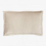 Poduszka Prostokątna 30x50 Cm Z Bawełny I Lnu Nisora Nude Beżowy - Sklum