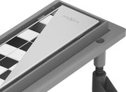 Mexen Flat ABS odpływ liniowy 2w1 80 cm, inox- 1069080