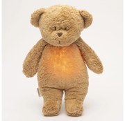 Moonie - Zabawka do przytulania z melodyjką i światełkiem miś 2.0 organic cappuccino