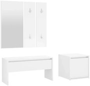 Biały nowoczesny zestaw mebli do przedpokoju G6-D88