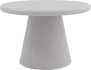 Stolik kawowy okrągły Clav 60 cm - jasny szary