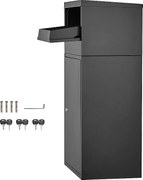 Skrzynka Pocztowa SucceBuy Bezpieczna Zewnętrzna Skrzynka na Przesyłki z Zamkiem, Szerokość 91 cm, do Przechowywania Przesyłek