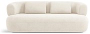 Beżowa sofa z materiału bouclé 178 cm Jenny – Micadoni Home