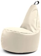 Beżowy worek do siedzenia z imitacji skóry Lull XL – So Soft?