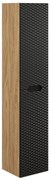 Szafka łazienkowa OCEAN BLACK 80-01-2D 35cm dąb olejowany/czarna COMAD
