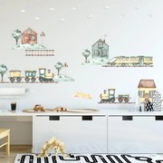 Naklejki na ścianę - Pociągi