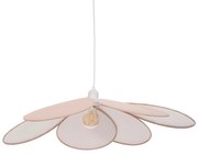 Lampa sufitowa kwiat Okai, różowa, 64 x 18 x 64 cm