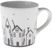 Ceramiczny kubek Domki I, 470 ml