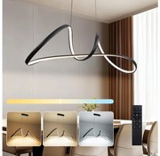 Brilagi-LED ściemnialna lampa wisząca na lince TWISTER LED/60W/230V 3000-6000K czarna+DO