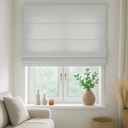 Roleta rzymska na wymiar jasnoszara EFE bez wzorów - do 200 cm