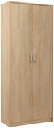 Zamykany skandynawski regał dąb sonoma D0-P18