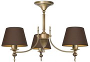 Żyrandol z trzema abażurami A-S3AKm