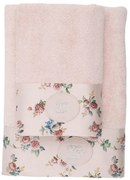 Podarunkowy zestaw ręczników ROSELAND, 2 szt Różowy Zestaw (ręcznik 50x100cm, ręcznik 75x150cm)