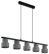 Eglo 39855 - Żyrandol na linkach HILCOTT 5xE27/40W/230V