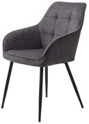 Ciemnoszare krzesło Nolan – Unique Furniture