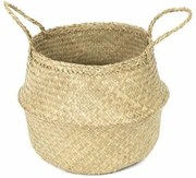 Compactor Koszyk do przechowywania z trawy morskiej Belly, 35 x 32 cm, naturalny, M