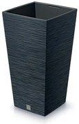 Doniczka FURU SQUARE 29,5 cm, antracyt, 29,5 cm