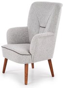 Fotel BISHOP szary HALMAR