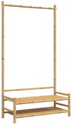 Wieszak na ubrania stojący z półkami F1-K29