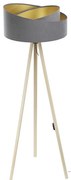 Lampa podłogowa GALAXY 1xE27/60W/230V szary/beżowy