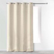Beżowa zasłona z mikrowłókna 140x280 cm Absolu – douceur d'intérieur