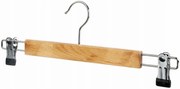 Drewniany wieszak z klamrami na spódnicę K7-B83