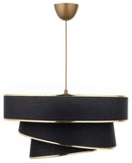 Lampa wisząca Couper - czarny, złoty