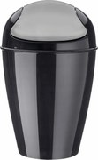 Koziol Kosmetyczny kosz na śmieci DEL S, 5 l, czarny