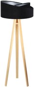 Lampa stojąca GEMSTONE czarna/srebrna/sosna BPS KONCEPT