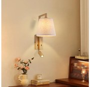 Brilagi - LED Kinkiet RAYA 1xE14/40W/230V + LED/3W len/beżowy