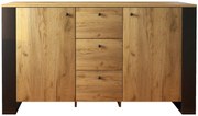 Komoda z 3 szufladami i szafkami R1-A61