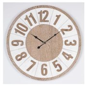 Zegar ścienny 1xAA śr. 60 cm beżowy/biały